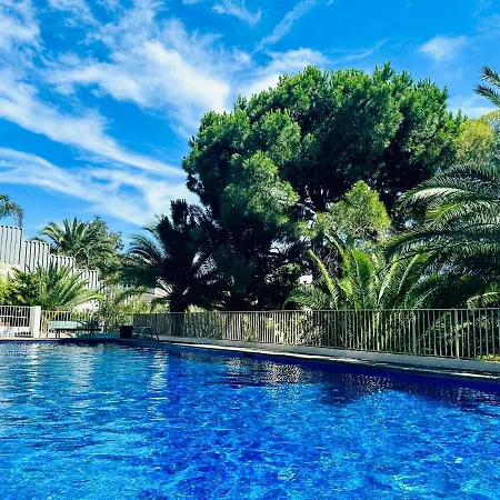 Luxurious Privacy - 130M2 Entire Floor, Pool, Parking, Ac - 5' Croisette - Plage Des Sports
